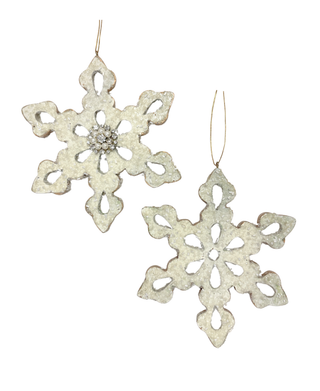 Beaded Snowflake Ornament