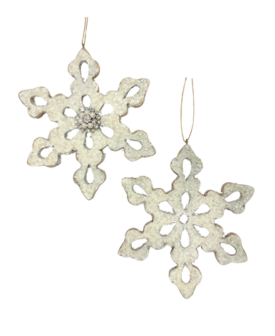 Beaded Snowflake Ornament