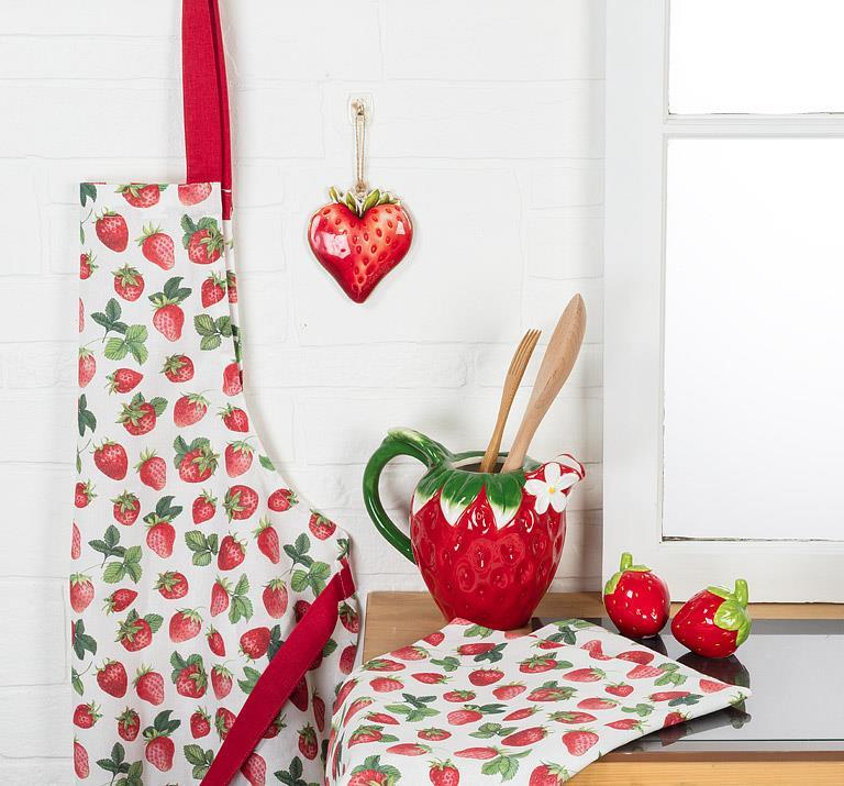 Strawberries Kitchen Towel