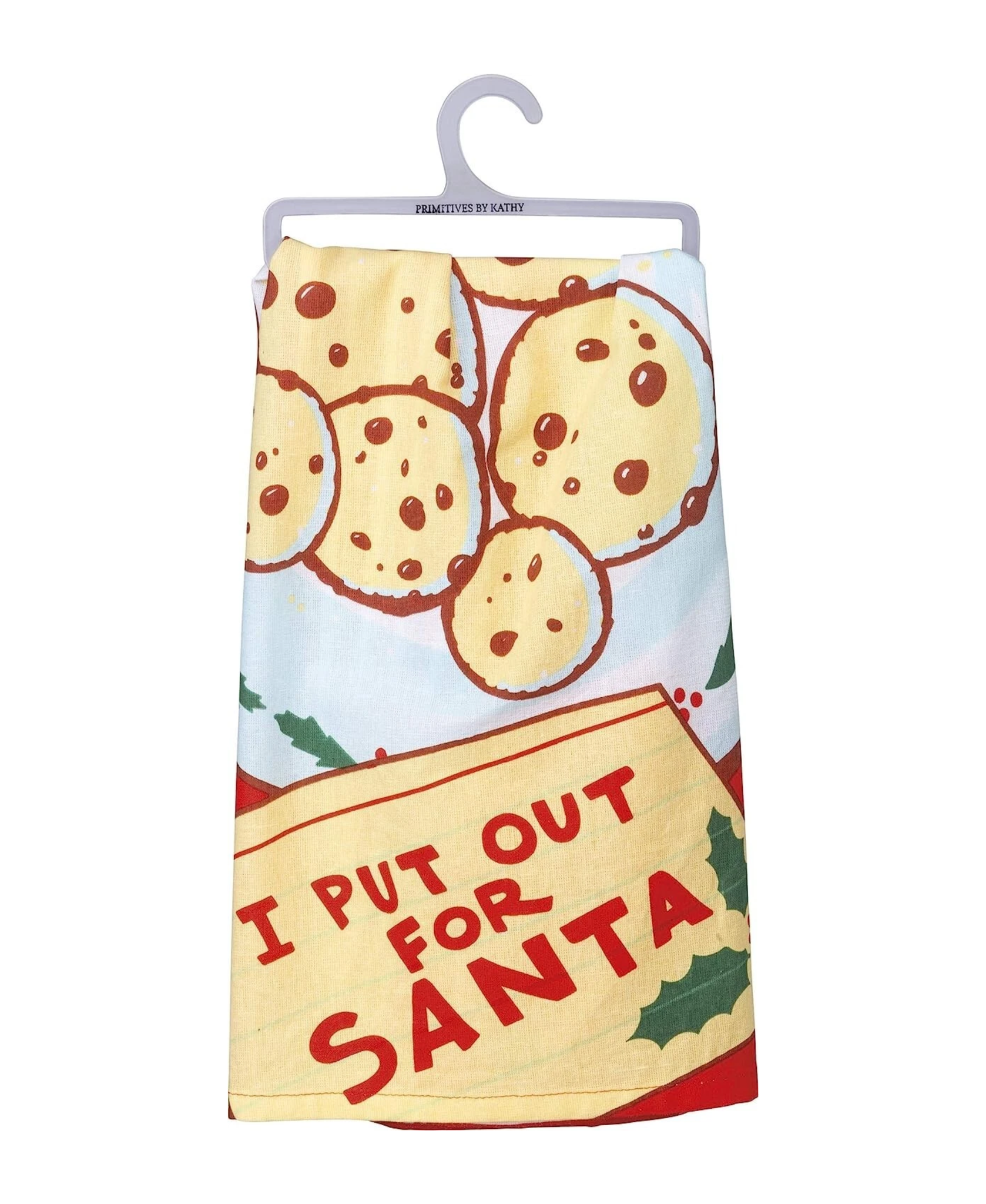 Primitives By Kathy Put Out For Santa Dish Towel
