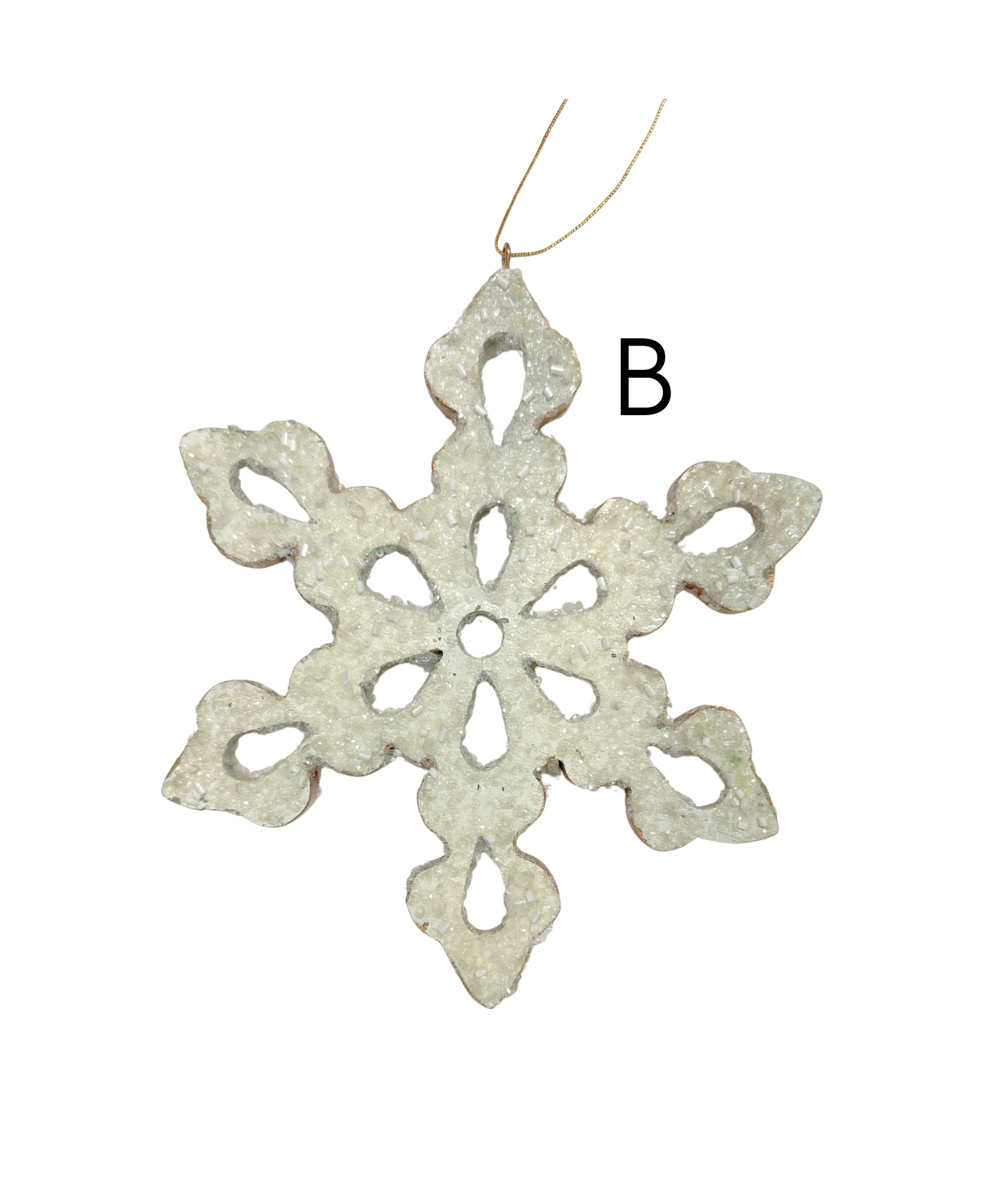 Beaded Snowflake Ornament
