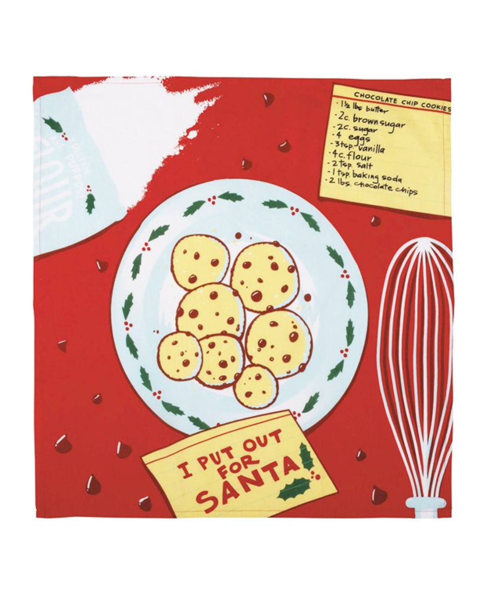 Primitives By Kathy Put Out For Santa Dish Towel