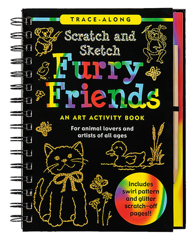 Peter Pauper Press Furry Friends Scratch & Sketch