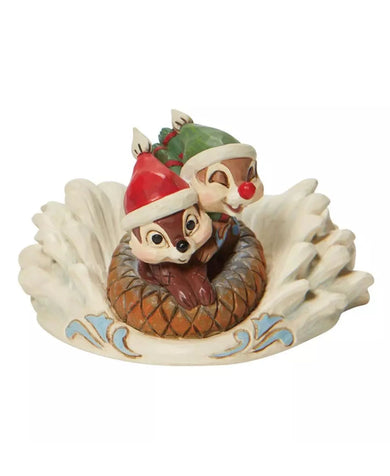 Jim Shore Disney 'Fun in the Snow' Chip & Dale Figurine