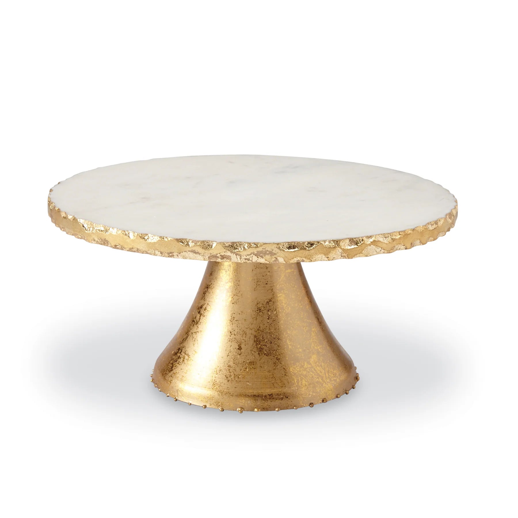 Marble Gold Pedestal Stand