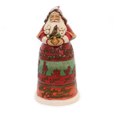 Jim Shore 12 Days Of Christmas Santa - Offerings From The Heart Figurine