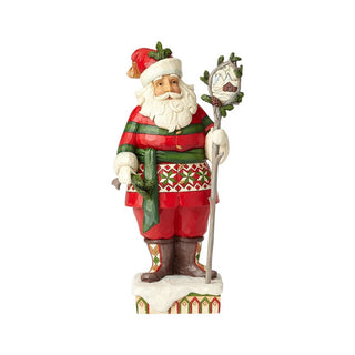 Jim Shore Heartwood Creek Wonder In The Wilderness Woodsy Santa Figurine