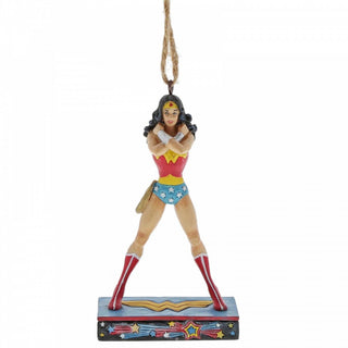 Jim Shore DC Comics Wonder Woman Silver Age Hanging Ornament
