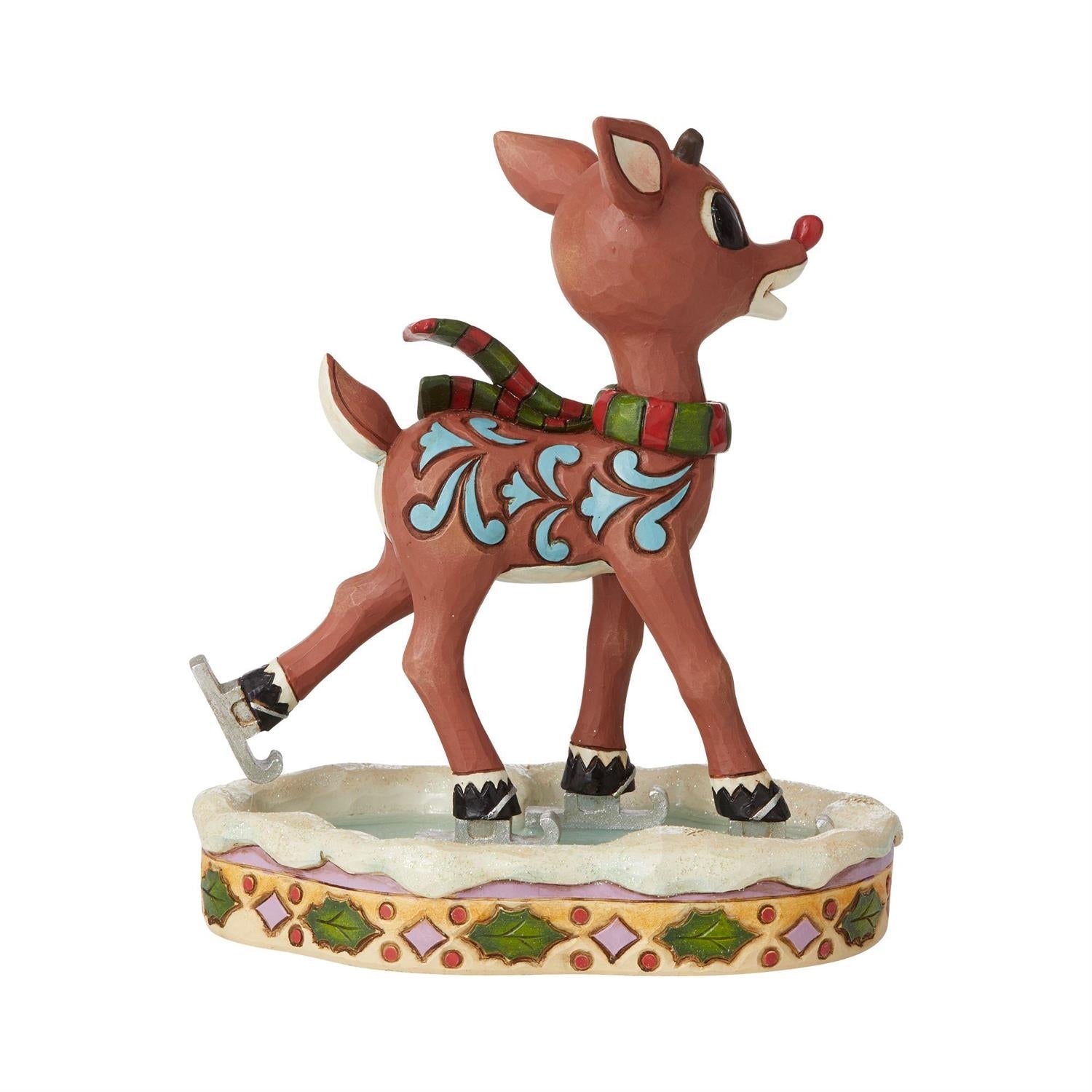Jim Shore Traditions Rudolph Ice Skating Figurine