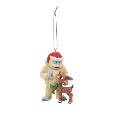 Jim Shore Traditions Rudolph And Bumble Hanging Ornament