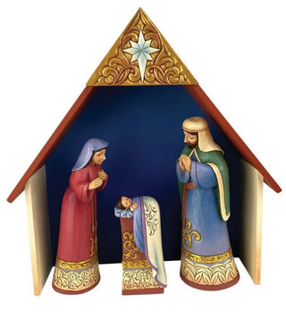 Jim Shore Heartwood Creek Blessings From Bethlehem Nativity Set