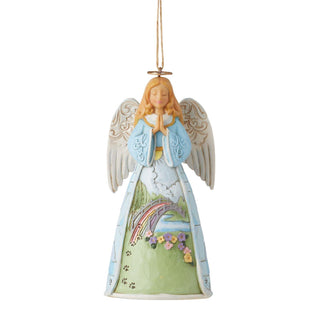 Jim Shore Heartwood Creek Rainbow Bridge Angel Ornament