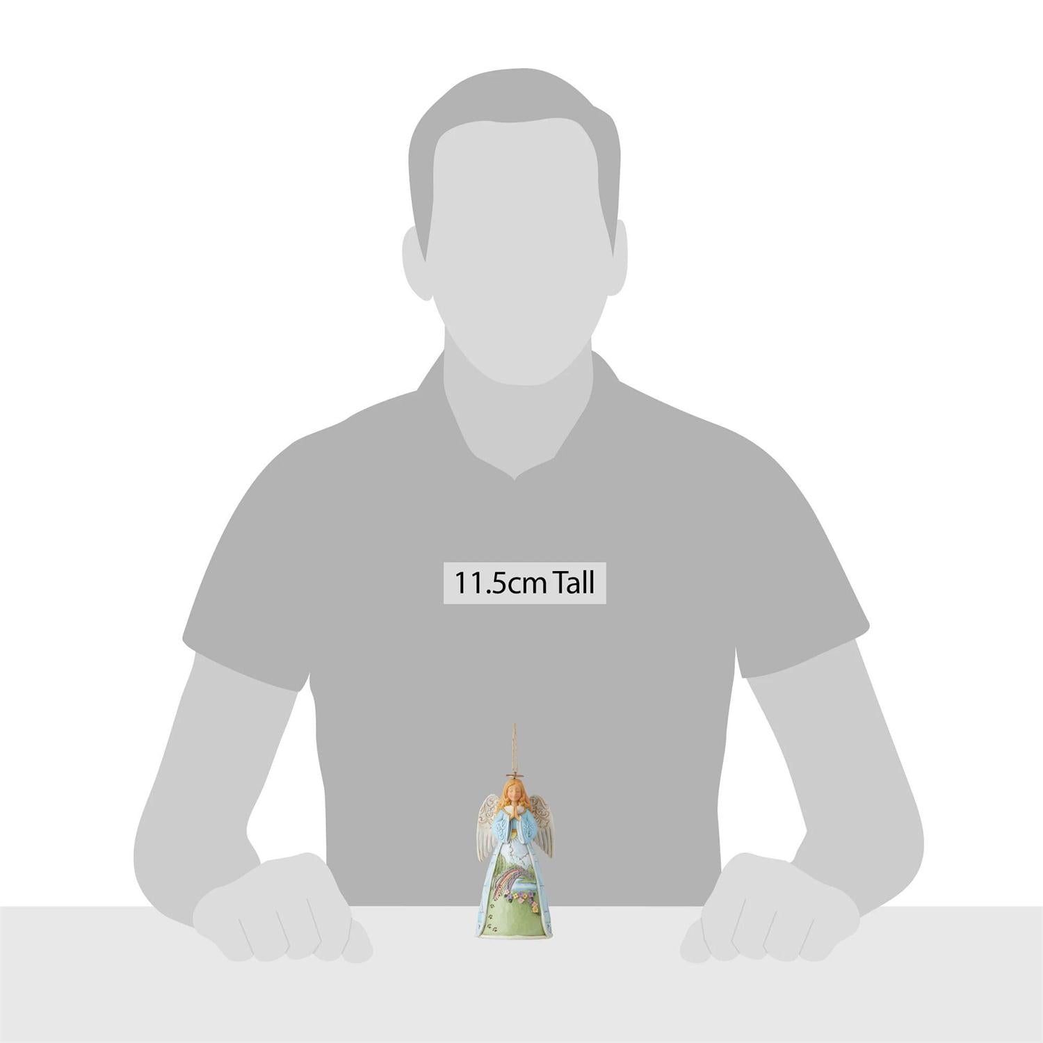 Jim Shore Heartwood Creek Rainbow Bridge Angel Ornament