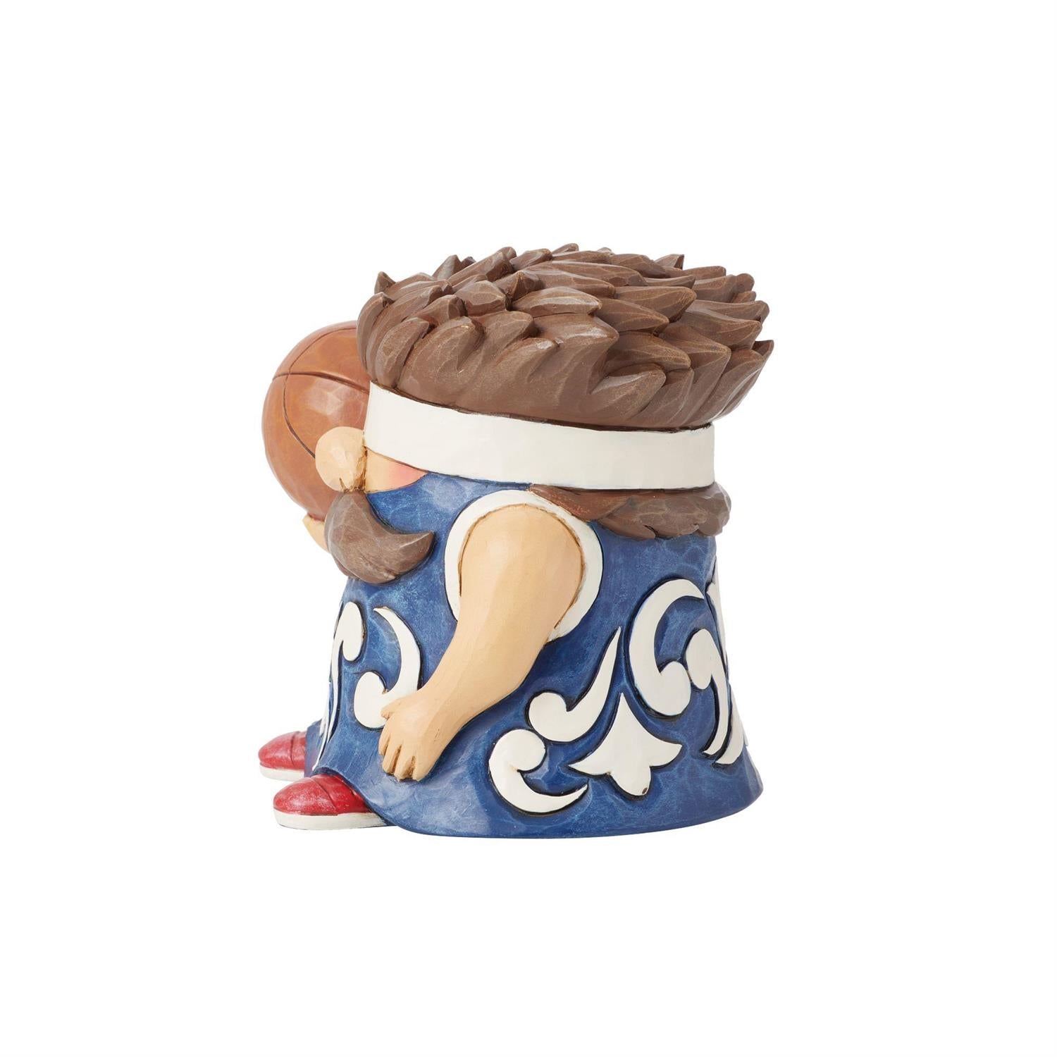 Jim Shore Heartwood Creek Gnome Basketball Player Figurine