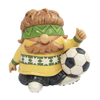 Jim Shore Heartwood Creek Gnome Soccer Player Figurine
