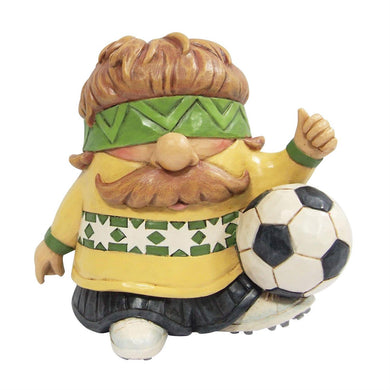 Jim Shore Heartwood Creek Gnome Soccer Player Figurine
