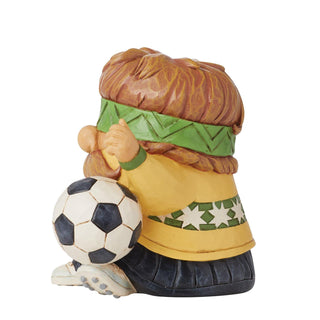 Jim Shore Heartwood Creek Gnome Soccer Player Figurine
