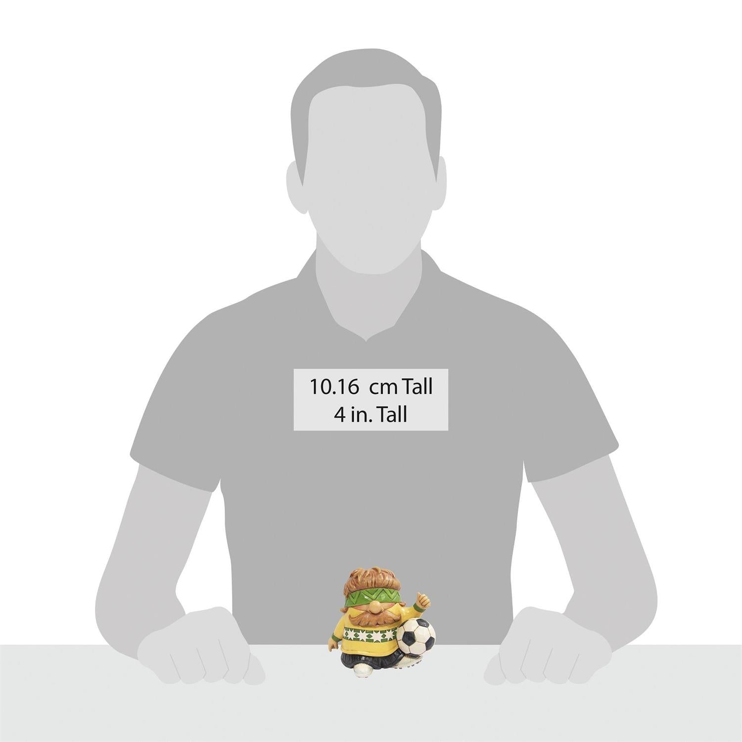 Jim Shore Heartwood Creek Gnome Soccer Player Figurine