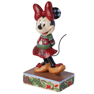Jim Shore Disney Minnie Holiday Ready Figurine