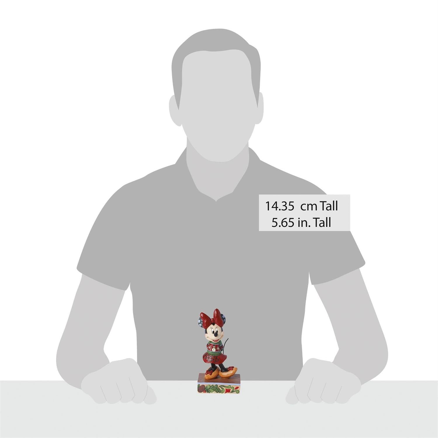 Jim Shore Disney Minnie Holiday Ready Figurine