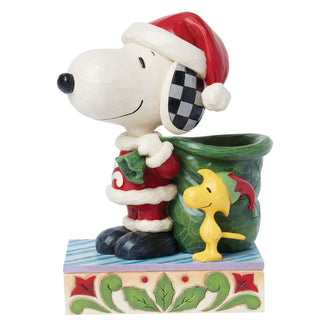 Jim Shore Peanuts Snoopy's Little Helper Figurine