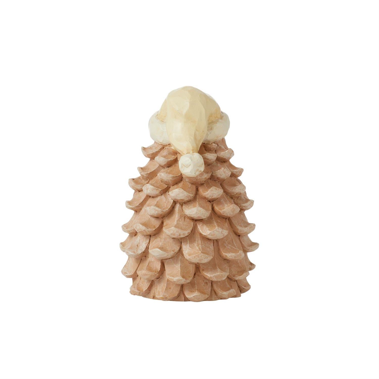 Jim Shore White Woodland Pinecone Hedgehog Figurine