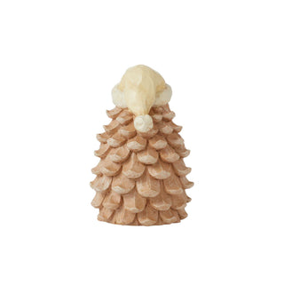 Jim Shore White Woodland Pinecone Hedgehog Figurine