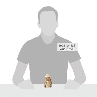 Jim Shore White Woodland Pinecone Hedgehog Figurine