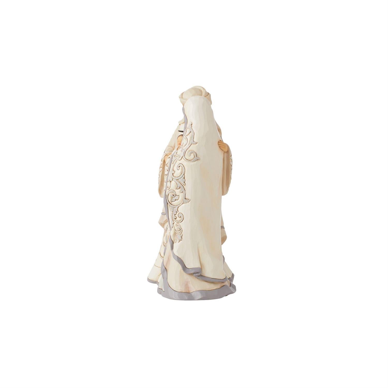 Jim Shore White Woodland Holy Family Figurine