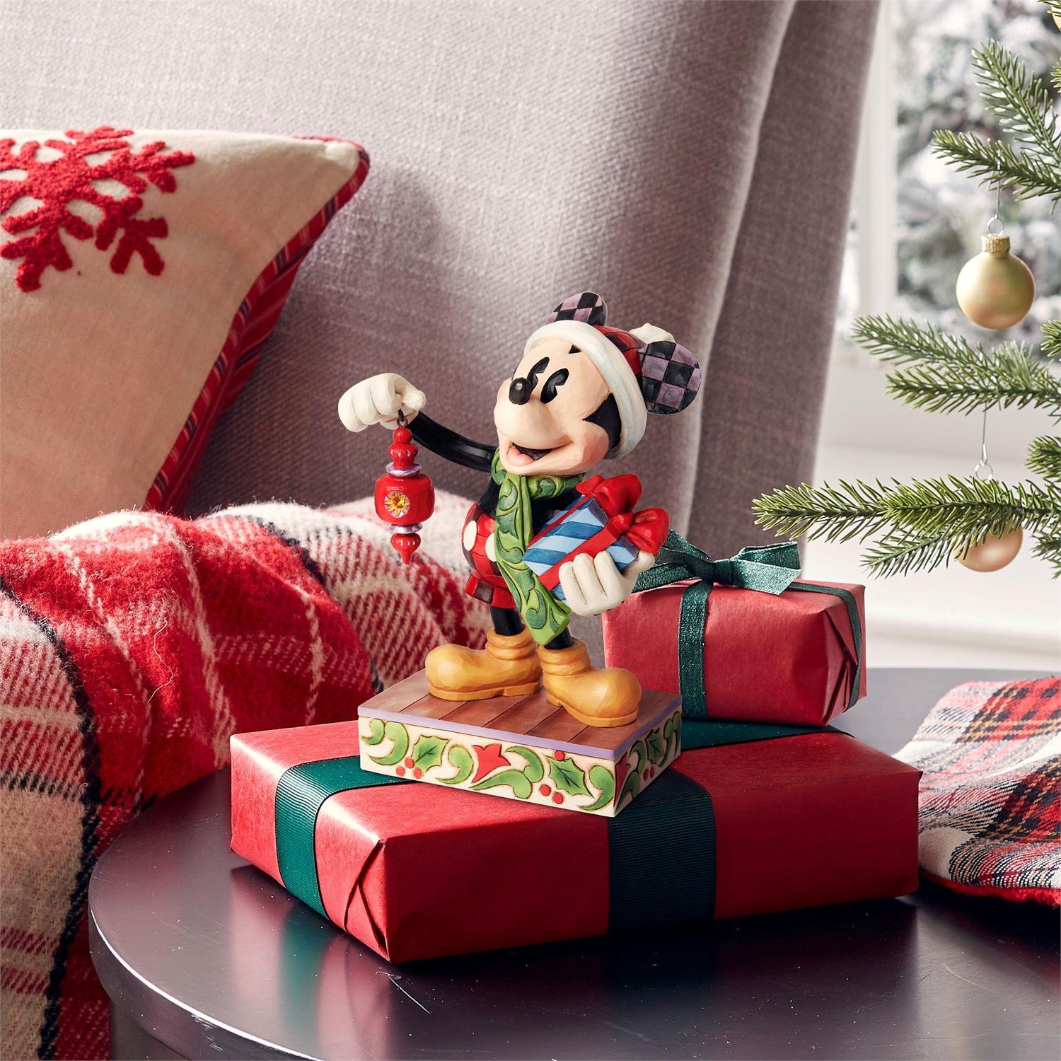 Jim Shore Disney Mickey Christmas Magic Figurine