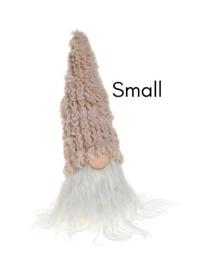 Beige Plush Hat Gnome