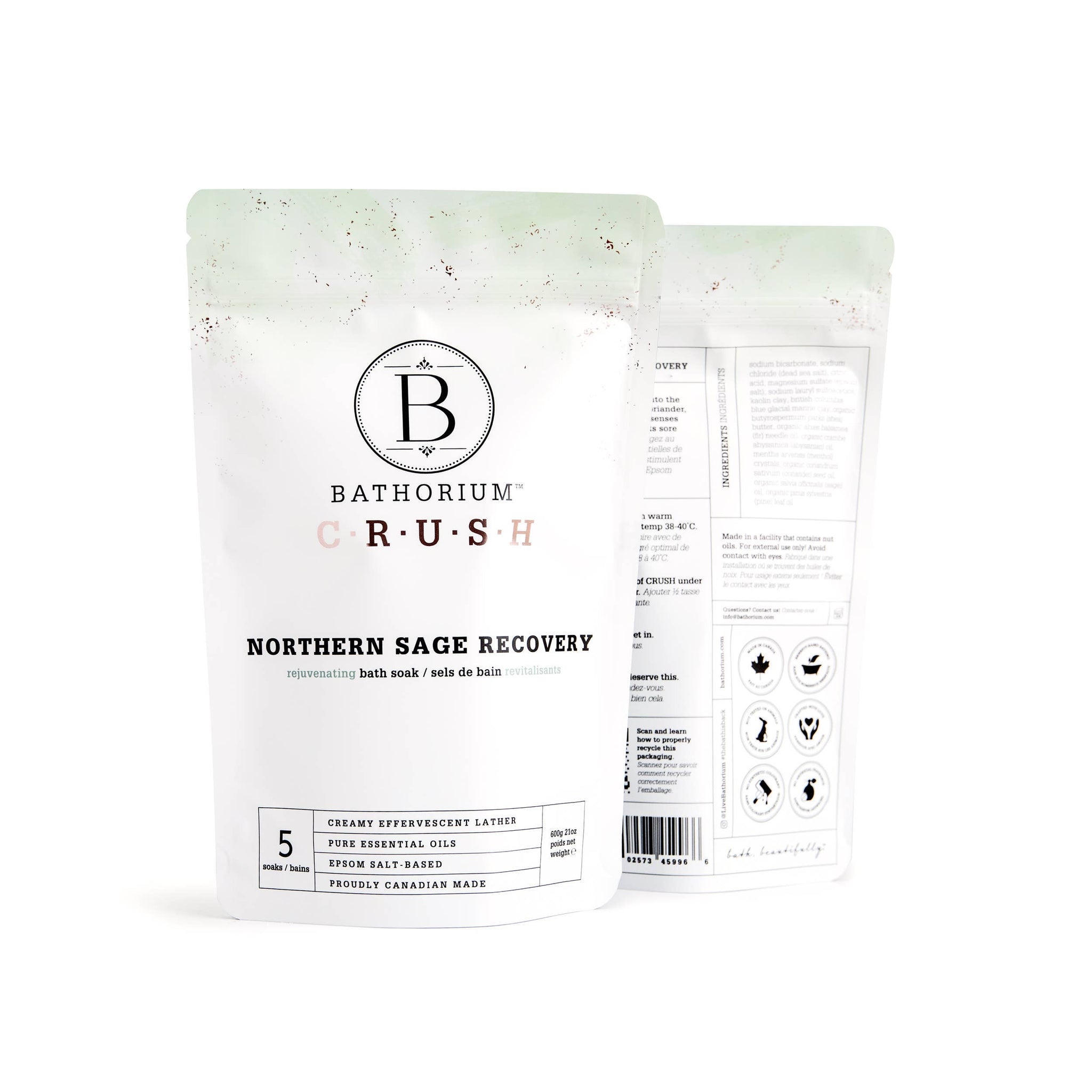 Bathorium Northern Sage Recovery Bath Soak 600g
