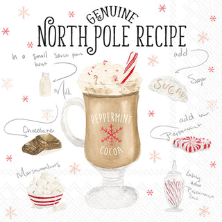 IHR Peppermint Cocoa Lunch Napkins
