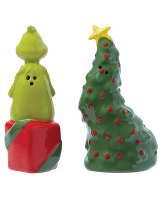 Department 56 Grinch & Presents Salt&Pepper Set