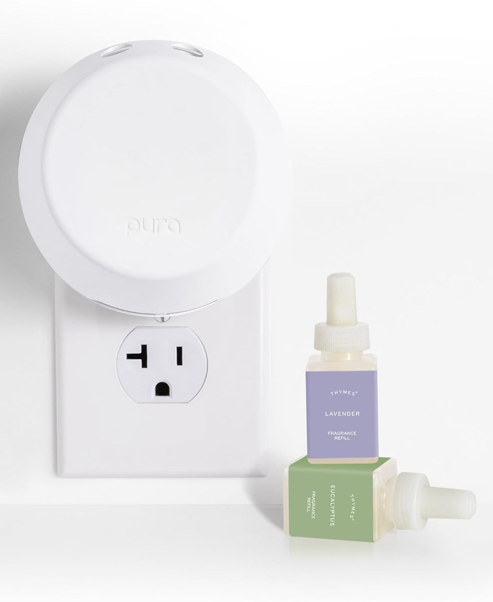 Thymes Lavender & Eucalyptus Pura V4 Smart Home Diffuser Kit