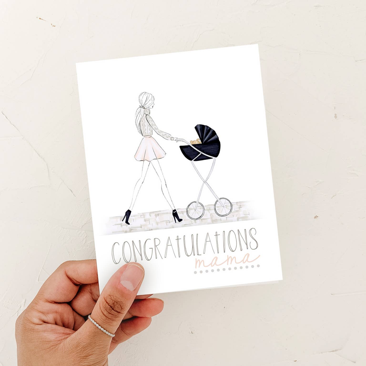 Congrats Mama! - Mom to Be, New Mom Card Blank