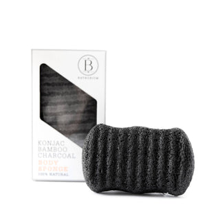 Bathorium Konjac Bamboo Charcoal Body Sponge