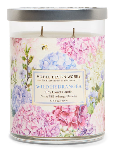 Michel Design Works Wild Hydragangea Medium Tumbler Candle