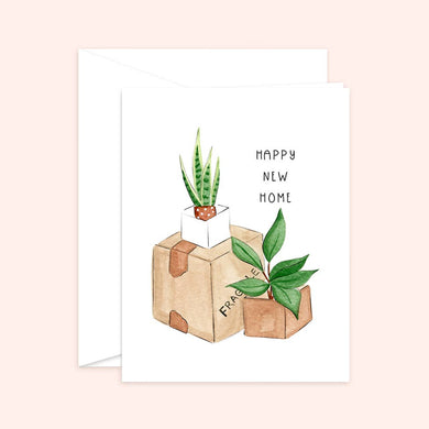 Happy New Home! - Housewarming Card Blank