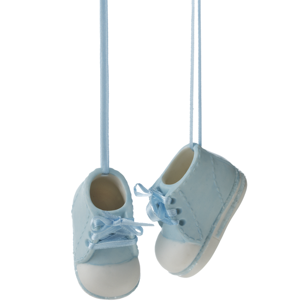 Porcelain Baby Bootie - Blue