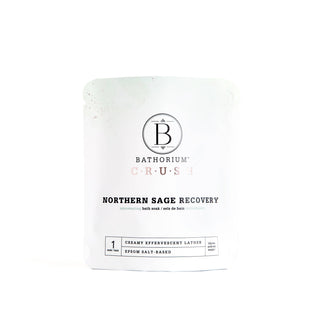 Bathorium Northern Sage Recovery Crush Bath Soak Single Bath Use 120g