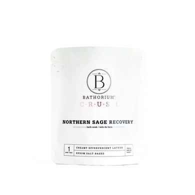 Bathorium Northern Sage Recovery Crush Bath Soak Single Bath Use 120g