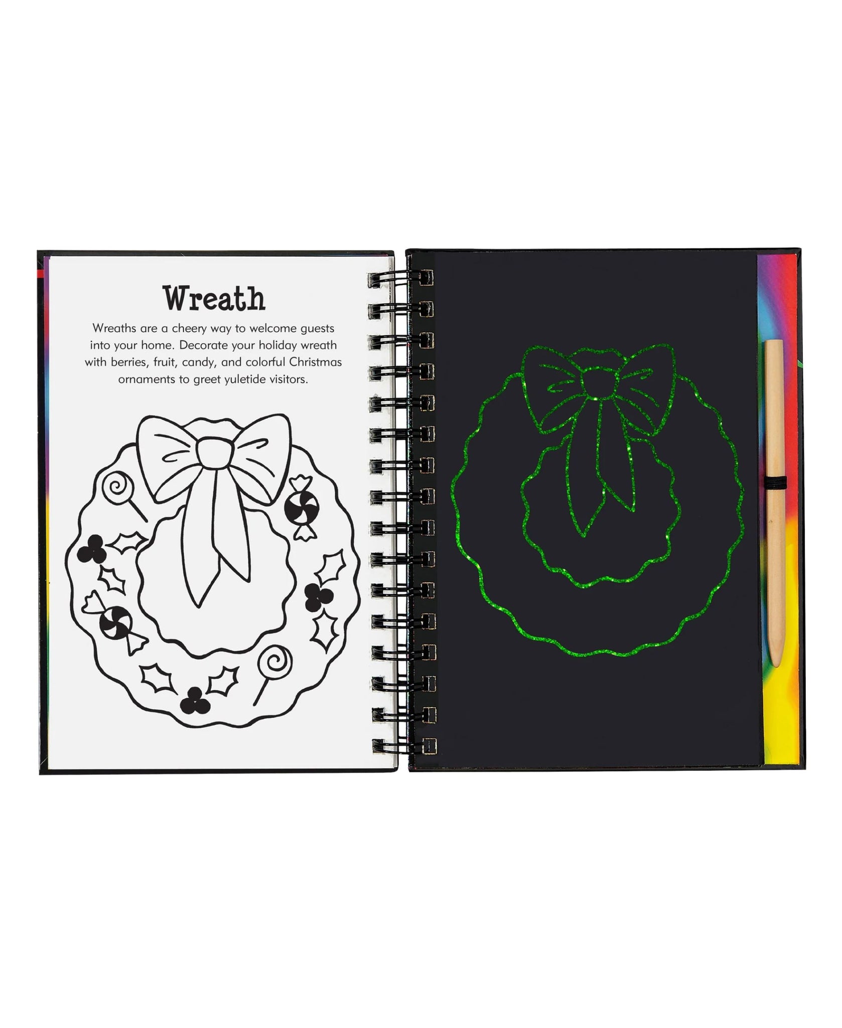 Peter Pauper Press Merry Christmas Sketch and Scratch Art