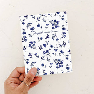 Deepest Condolences Sympathy Card Blank