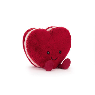 Jellycat Amuseables Arlette Heart Macaron - Red
