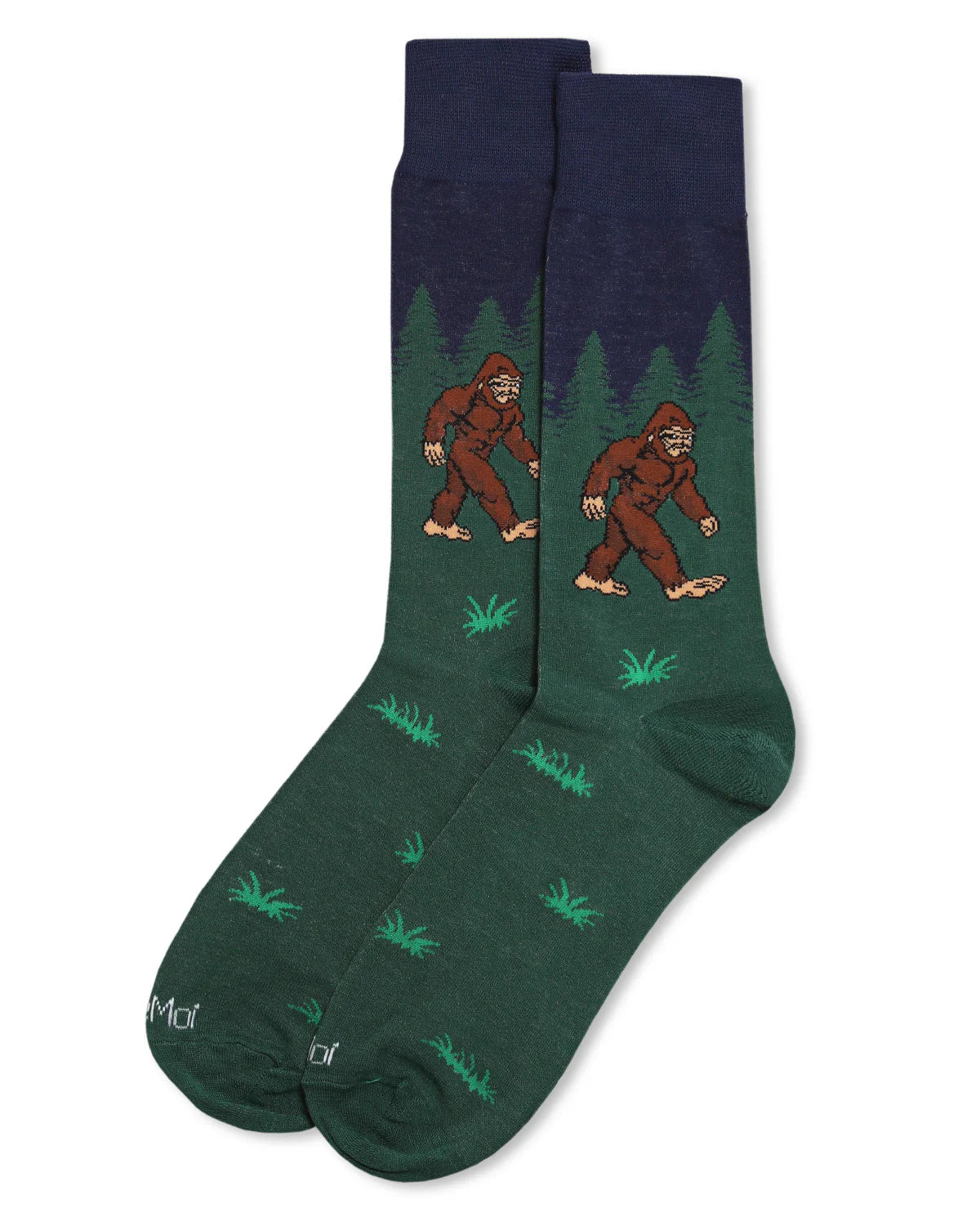 Men's Bigfoot is Real Bamboo Blend Crew Sock