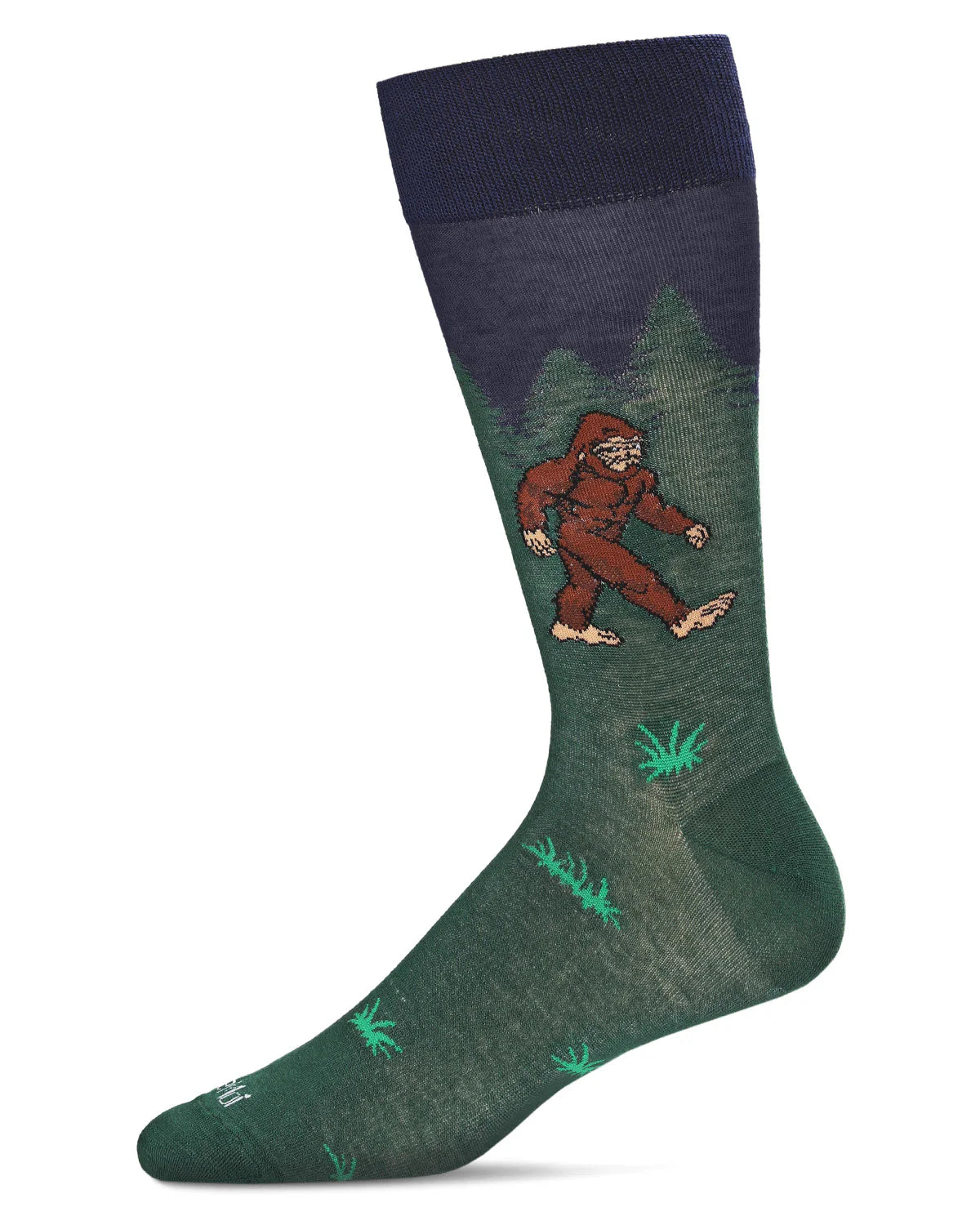 Men's Bigfoot is Real Bamboo Blend Crew Sock