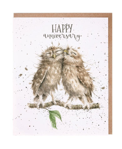 Wrendale Designs 'Anniversary Owls' Owl Anniversary Card