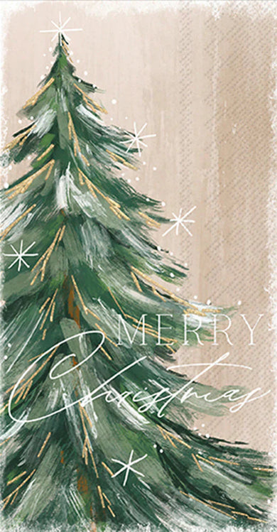 Ihr Gilded Painterly Tree Guest Napkins