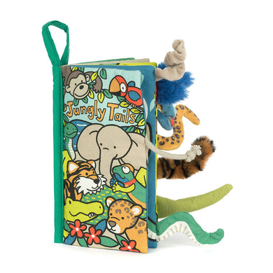 Jellycat Jungly Tails Fabric Book